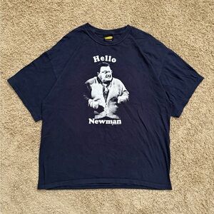 Vintage Seinfeld T Shirt XL Hello Newman Logo 1990s TV Sitcom Short Sleeve